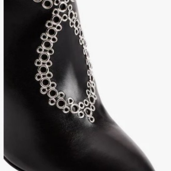 Alaïa / Alaia AUTHENTIC Black Eyelet Booties Size 7 BRAND NEW - Picture 3 of 7